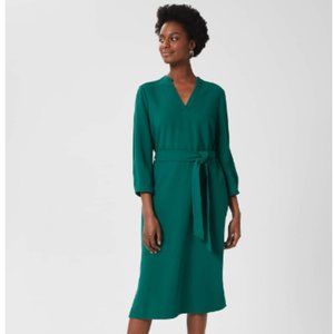 NWT Hobbs London Green Belted Dress - Size 10 US